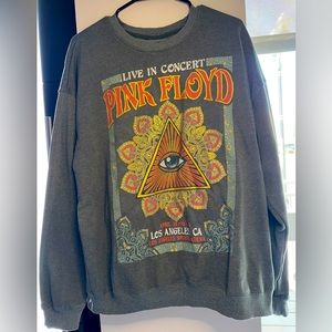 GOODIE TWO SLEEVES PINK FLOYD soft crew band sweatshirt
